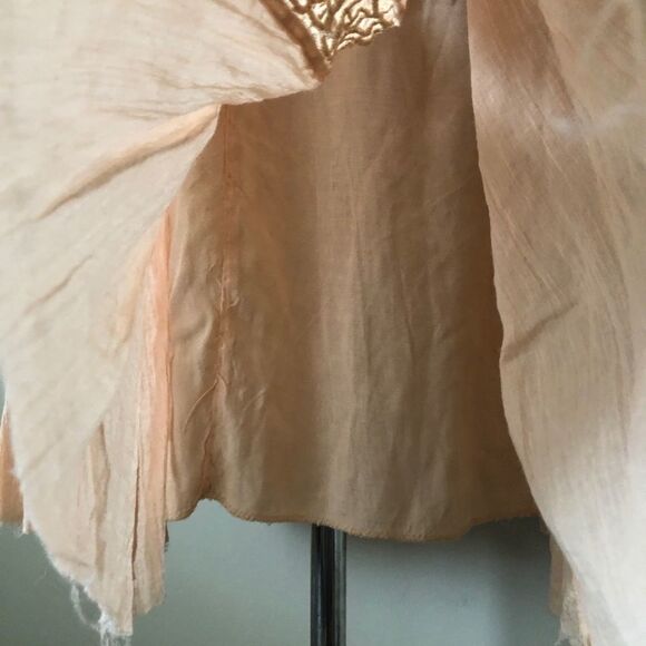 Free People One Karma Eyelet Mini dress NWOT Large boho - Picture 9 of 12